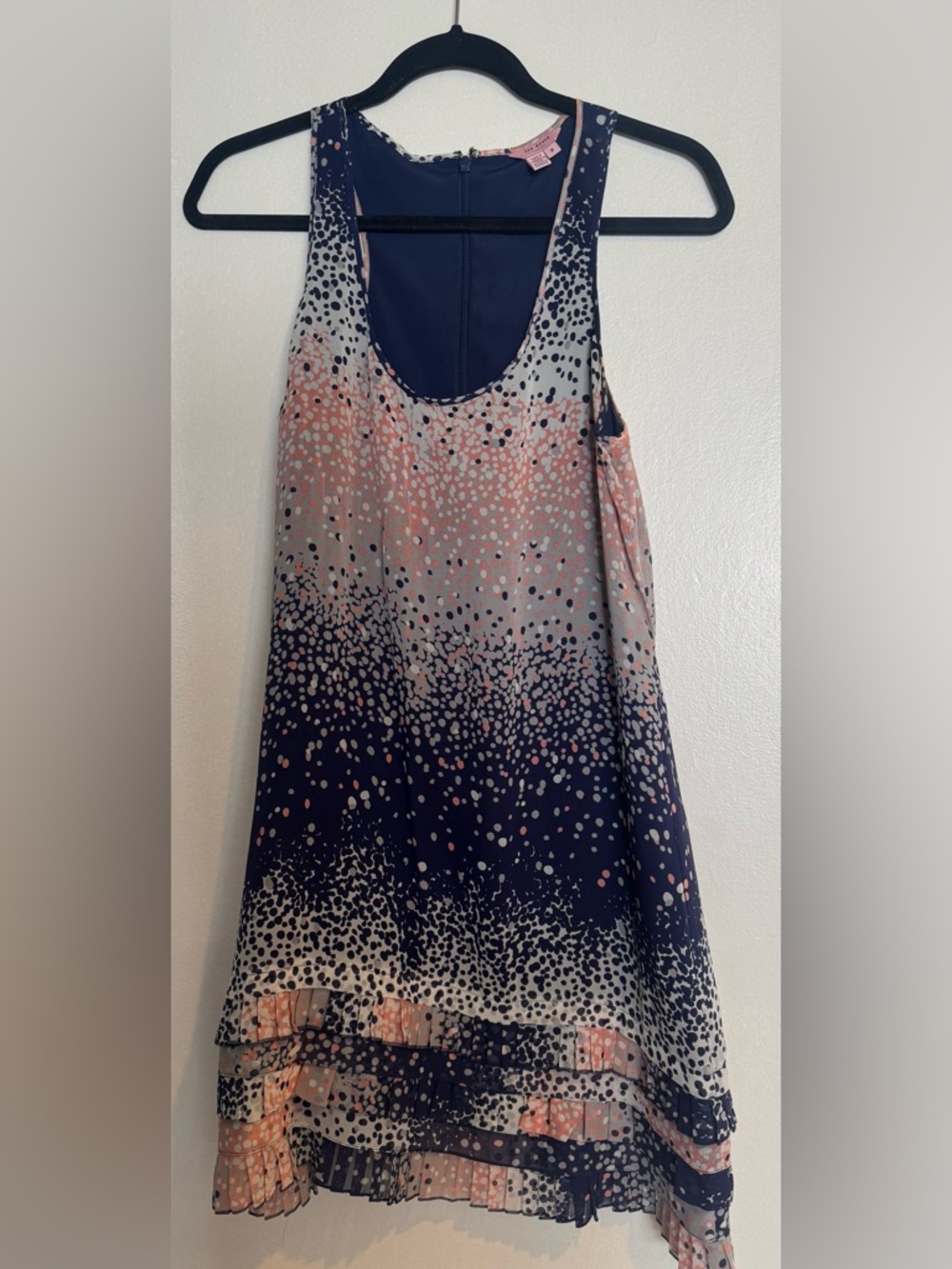 Ted Baker Flapper Multi-color Polka Dot Dress